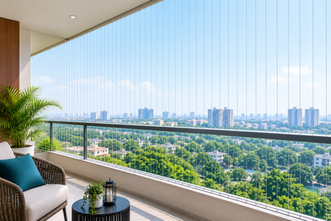 Discover Invisible Grill Designs for a Cleaner Balcony Look